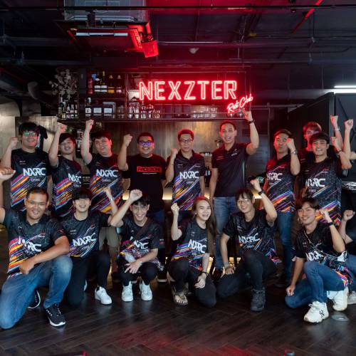 เปิดตัวอย่างเป็นทางการกับทีมแข่งขัน “Nexzter Rest Club (NXRC) eSports”